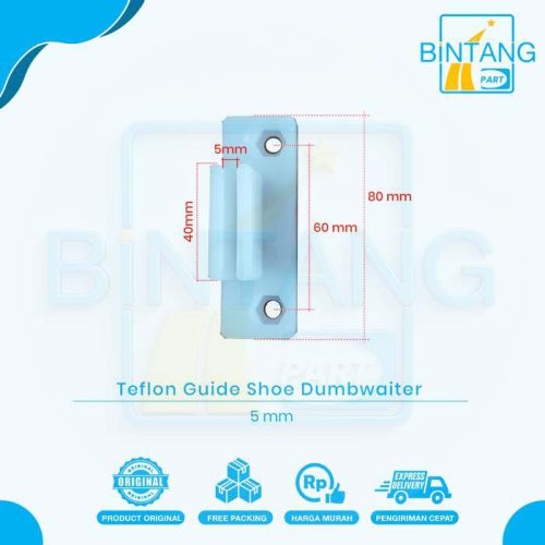 Teflon Guide Shoe Dumbwiter Guide Shoe Teflon Spare Part Lift